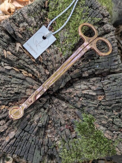 Foarfeca rose gold pentru fitil 1