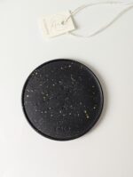Coaster Zodiac negru cu auriu 1